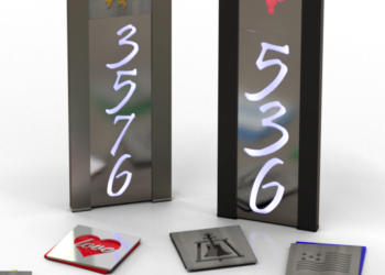 4 X 12 Address Slide A Sign (4 Digit Max)