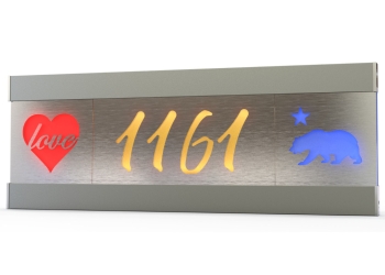 4X12 Address Slide A Sign