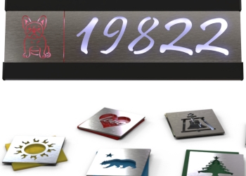 4X12 Address Slide A Sign