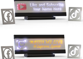 4X4 / 4X12 Social Media Themed