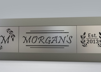 4×16  Family Name Themed Slide-A-Sign Template 4