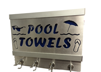 Pool Towel Rack