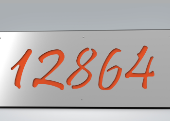 9X21 Premium Address Sign