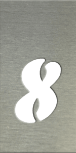 MS201 00060 0402 Baloon Font Number 8