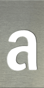 MS201 00077 0402 Block Font LC A