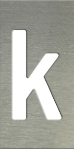 MS201 00087 0402 Block Font LC K