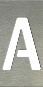 MS201 00103 0402 Block Upper Case A