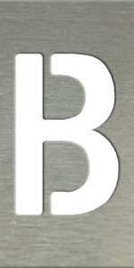 MS201 00104 0402 Block Upper Case B