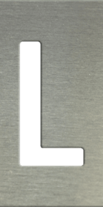 MS201 00114 0402 Block Upper Case L