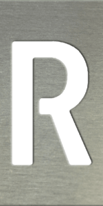 MS201 00120 0402 Block Upper Case R