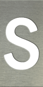 MS201 00121 0402 Block Upper Case S