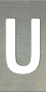 MS201 00123 0402 Block Upper Case U