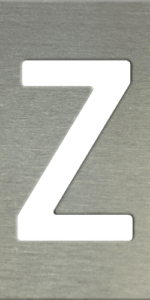 MS201 00128 0402 Block Upper Case Z