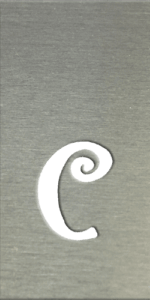 MS201 00153 0402 Curly Font LC C