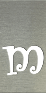 MS201 00163 0402 Curly Font LC M