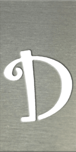 MS201 00180 0402 Curly Font UC D