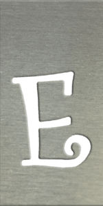 MS201 00181 0402 Curly Font UC E