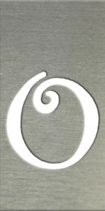 MS201 00191 0402 Curly Font UC O