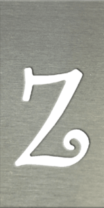 MS201 00202 0402 Curly Font UC Z