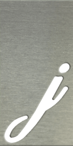 MS201 00237 0402 Cursive Lower Case J