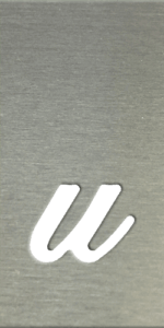 MS201 00248 0402 Cursive Lower Case U