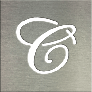 MS201 00256 0404 Cursive Upper Case C