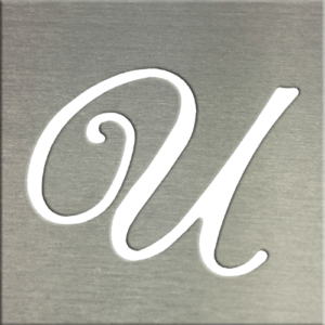 MS201 00274 0404 Cursive Upper Case U