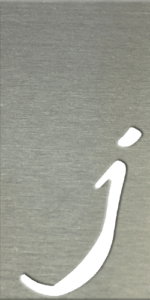 MS201 00314 0402 Fancy Font LC J