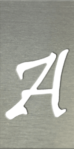 MS201 00331 0402 Fancy Font UC A