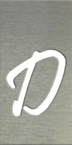 MS201 00334 0402 Fancy Font UC D