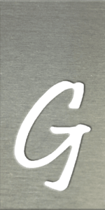 MS201 00337 0402 Fancy Font UC G