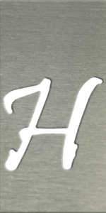 MS201 00338 0402 Fancy Font UC H