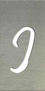 MS201 00340 0402 Fancy Font UC J