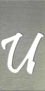 MS201 00351 0402 Fancy Font UC U