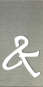 MS201 00367 0402 Fancy Font Ampersand