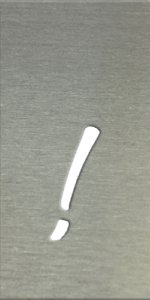 MS201 00374 0402 Fancy Font Exclamation Point