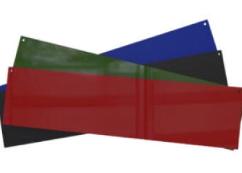 4x16 Color Burst Backplate W Mounting Holes