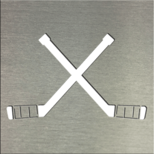 Hockey Sticks Crossed