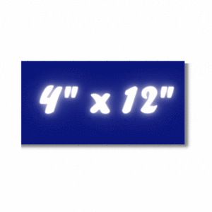 4 X 12 Color Burst Tiles