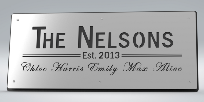 9×21  Premium Wedding Sign