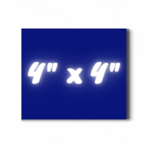 4 X 4 Color Burst Tiles