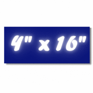 4 X 16 Color Burst Tiles