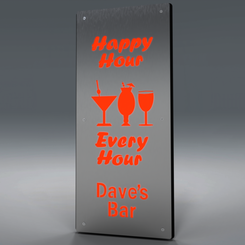 Premium Sign  Happy Hour Every Hour