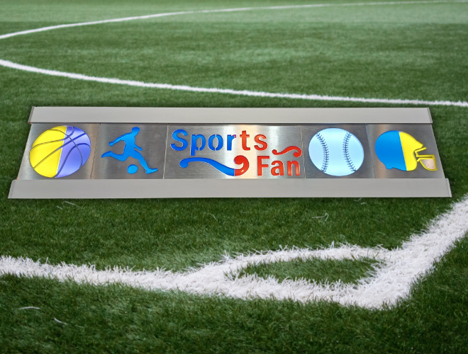 4″x 24″ Sports Fan