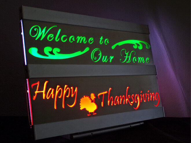 4″ X 16″ / 4″ X 16″  Welcome Home Holiday Season